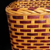 Plant holder wicker basket on foot