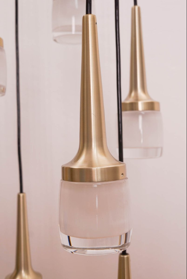 Staff golden cascade ceiling, Germany, 1970