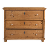 Antique three-drawer chest of drawers (circa 1920)