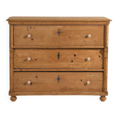 Commode ancienne à trois tiroirs (vers 1920)