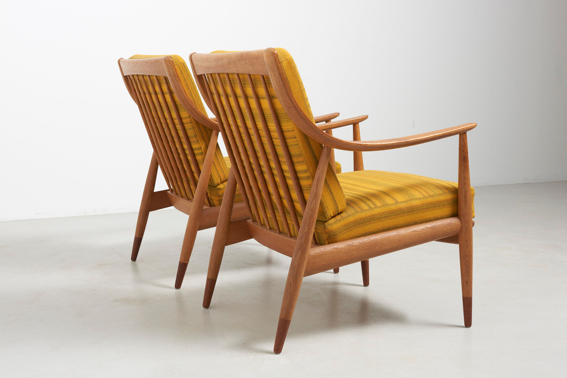 Pair of Armchairs Model FD 144 by Peter Hvidt and Orla Mølgaard-Nielsen, Denmark - 1950's