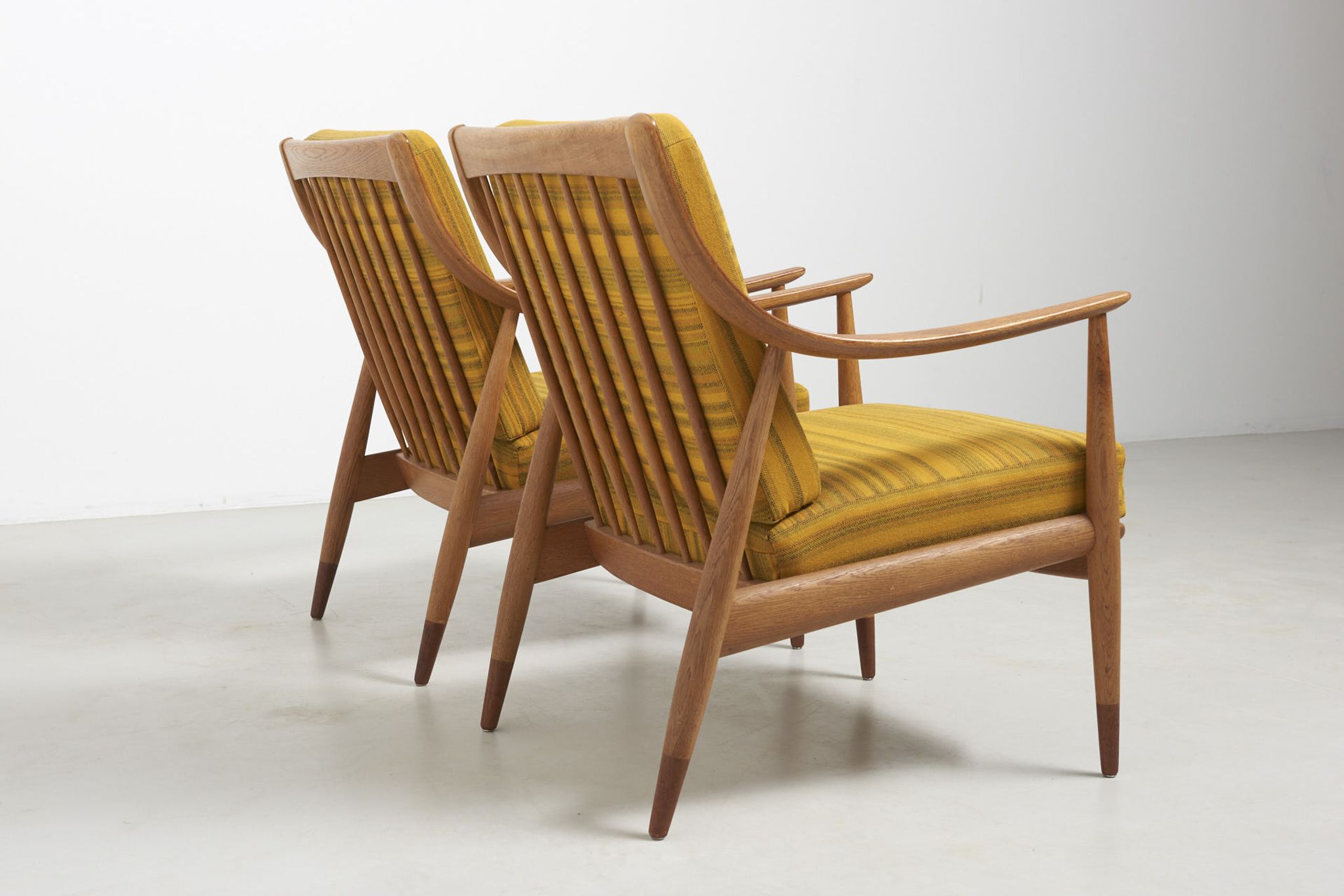 Pair of Armchairs Model FD 144 by Peter Hvidt and Orla Mølgaard-Nielsen, Denmark - 1950's