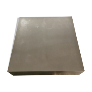 Table basse acier brossé
