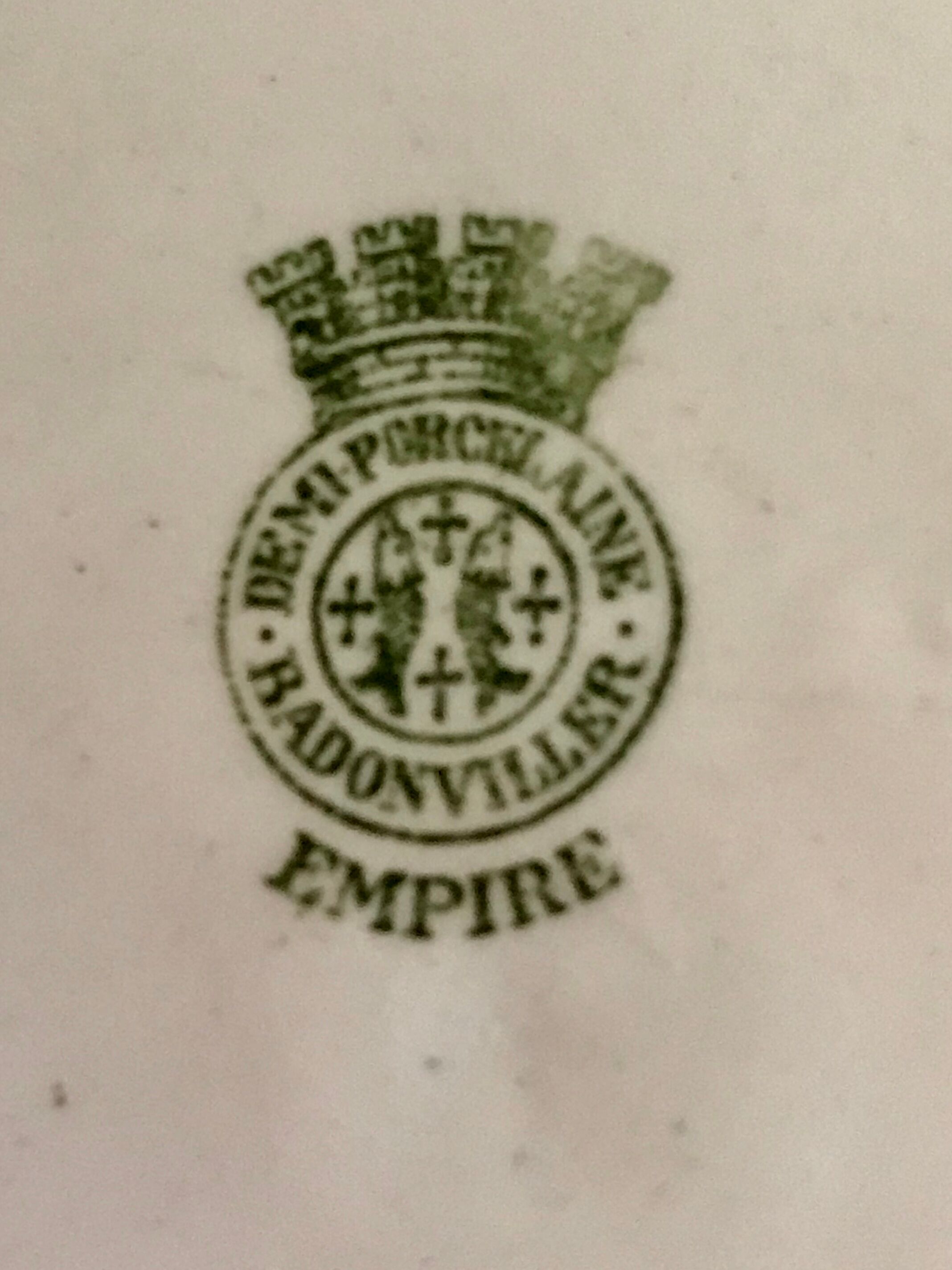 Old Badonviller cups