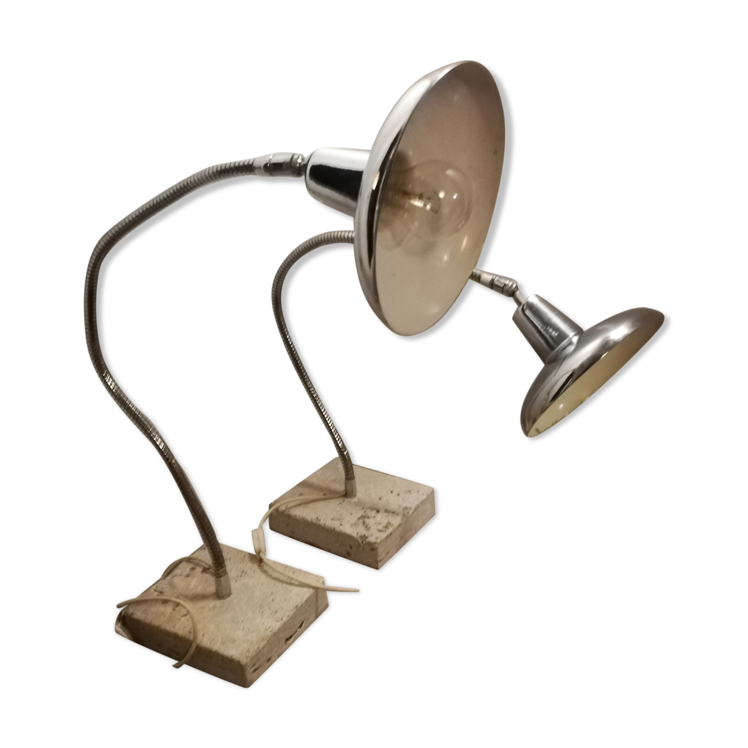 Pair of articulated lamps