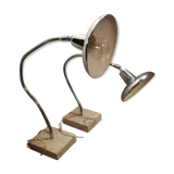 Paire de lampes articulées
