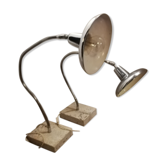 Pair of articulated lamps
