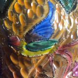 H. Becquet Quaregnon vase in the mastery style with birds of paradise decoration