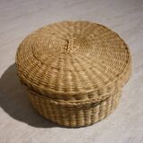 10 coasters in their wicker box