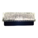 Plafonnier ou applique en verre rectangulaire encastré