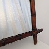 Antique bamboo mirror