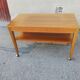 Table basse vintage bois 2 plateaux