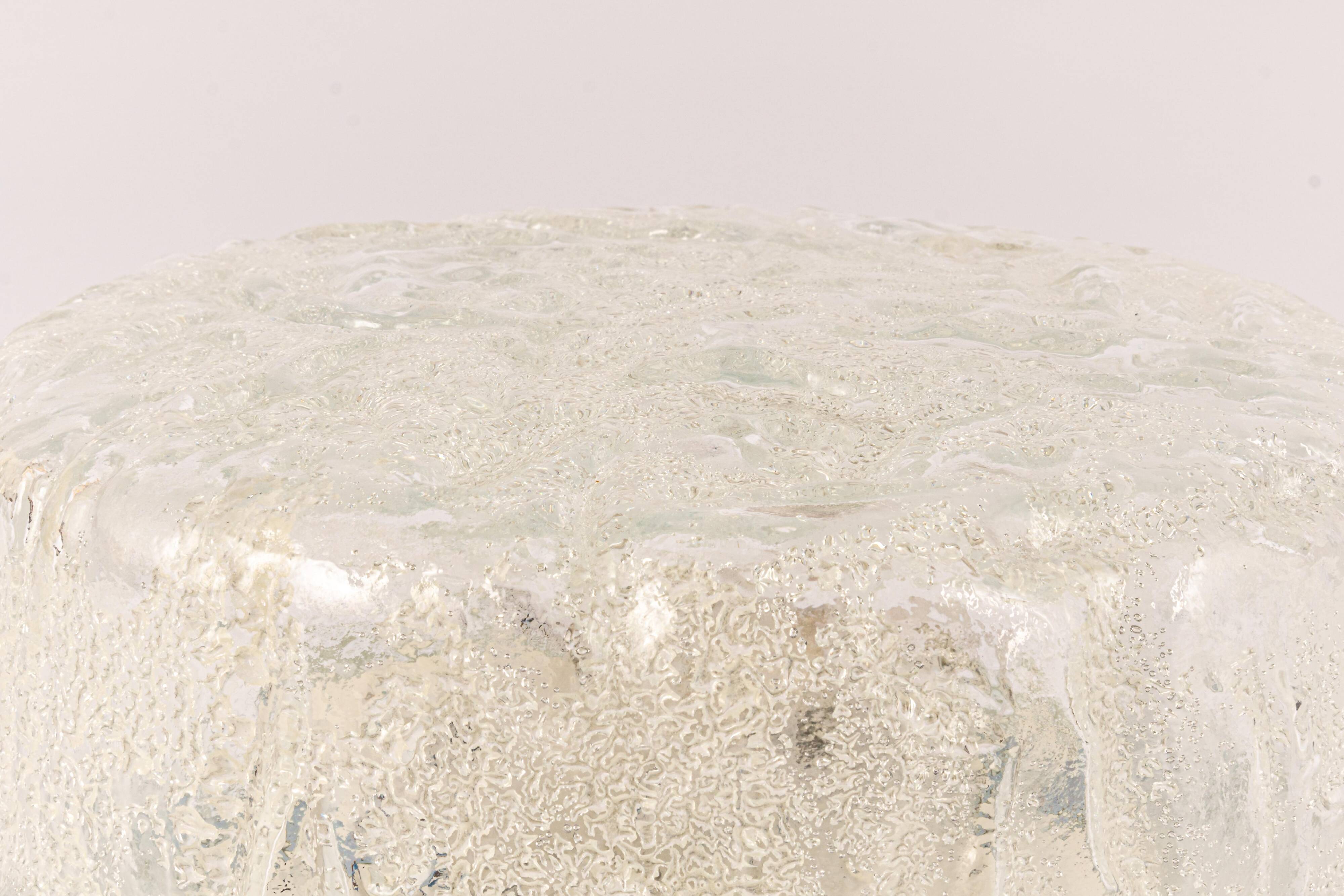 round Murano glass ceiling lights by Limburg, Germany, 1970s