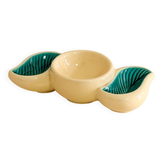 Condiment stand in slip, Verceram, Green, 1960