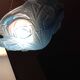 Suspension in blue glass paste signed Degué / art deco style