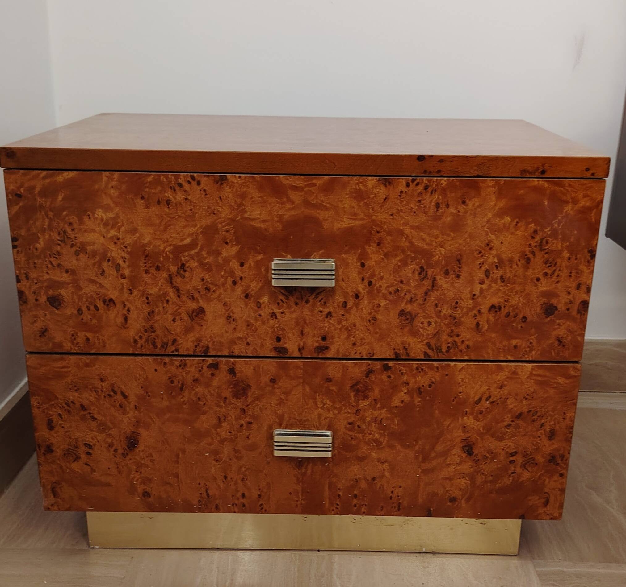 Willy rizzo bedside tables 70s