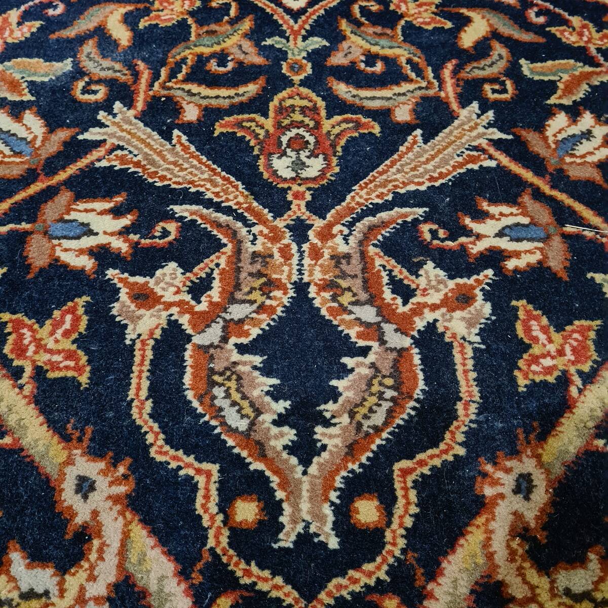 Indian Carpet With “Isfahan”/”Kechan” Design Mix From The 1980s