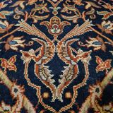 Tapis indien avec mélange de design « Ispahan »/« Kechan » des années 1980