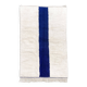 Beni Ouarain Moroccan Berber rug with majorelle blue line 2.45x1.52m