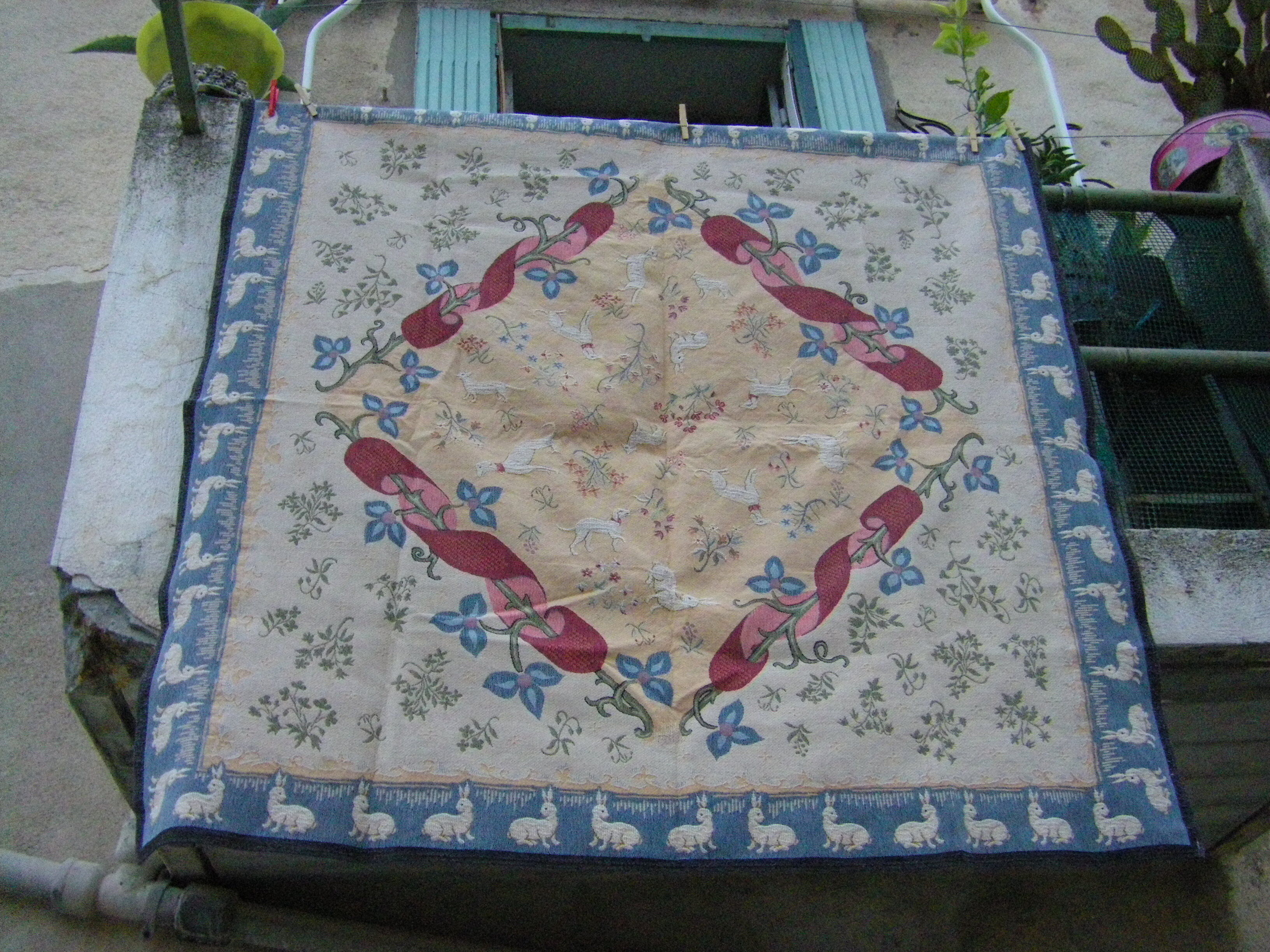 Plaid Jules Pansu Paris 137 x 137 cm