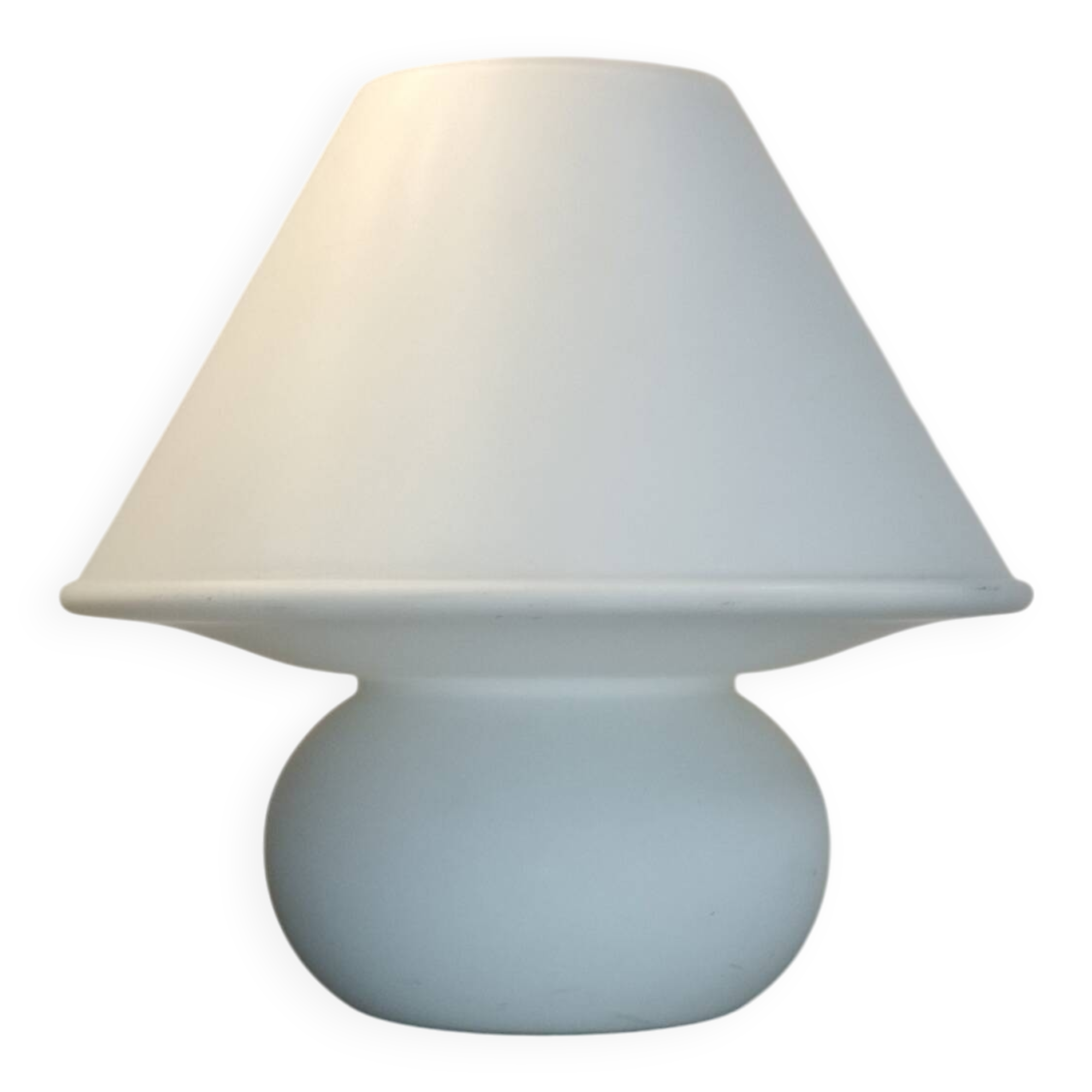 Lampe champignon 6249 par Glashutte Limburg 1970