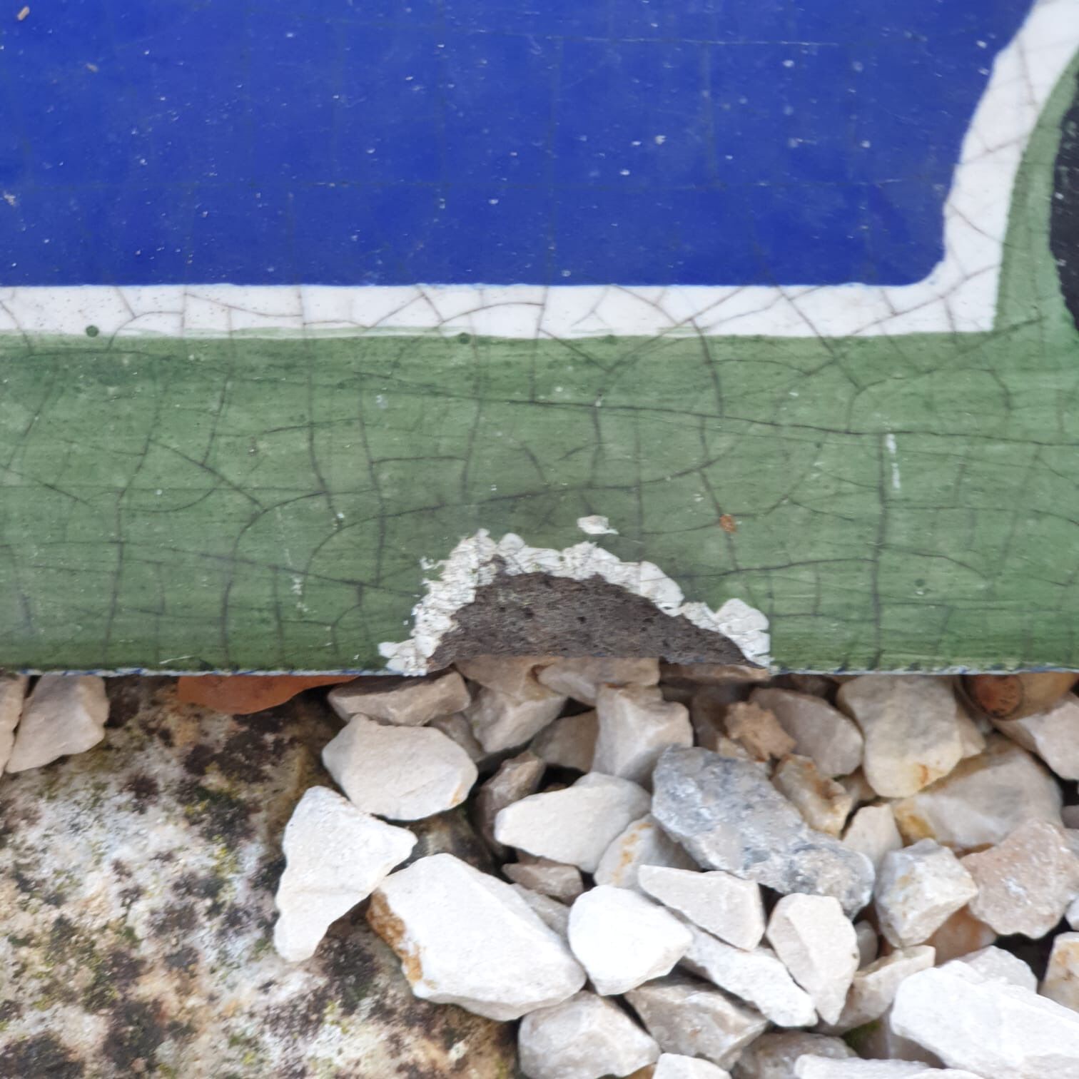 old enamelled street plaque