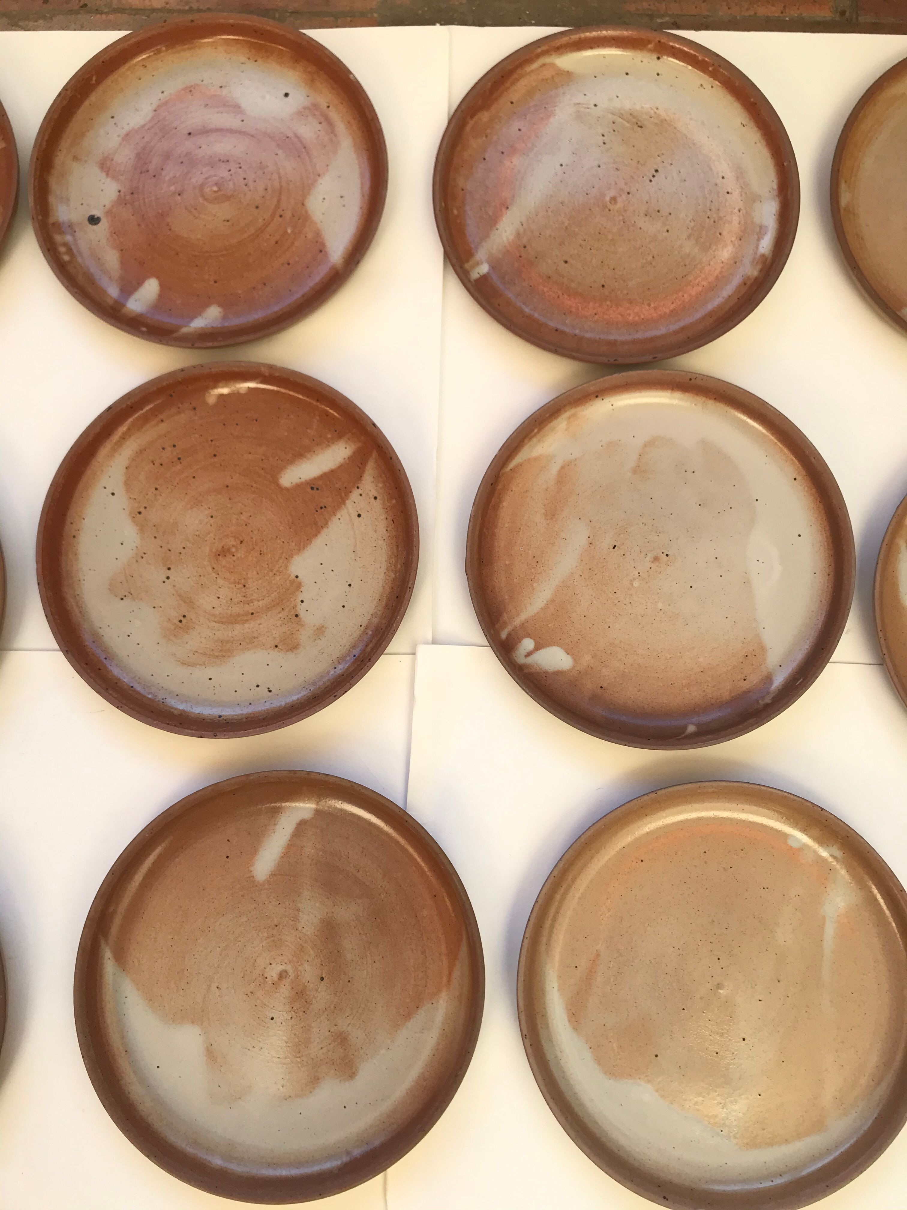 11 vintage sandstone plates