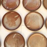 11 vintage sandstone plates