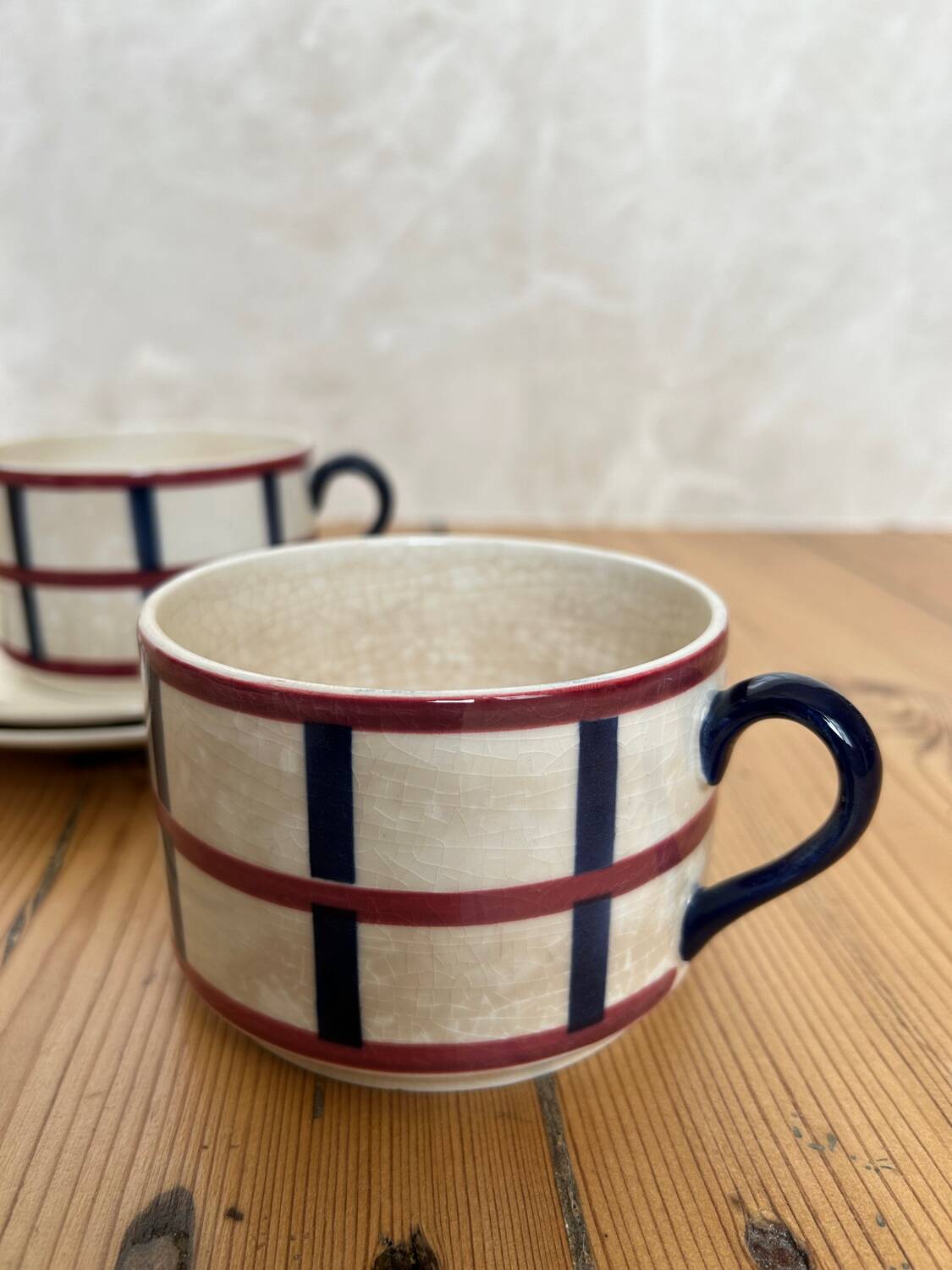 Set of 2 large “Béarn” cups