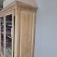 GLASS CABINET IN SOLID OAK