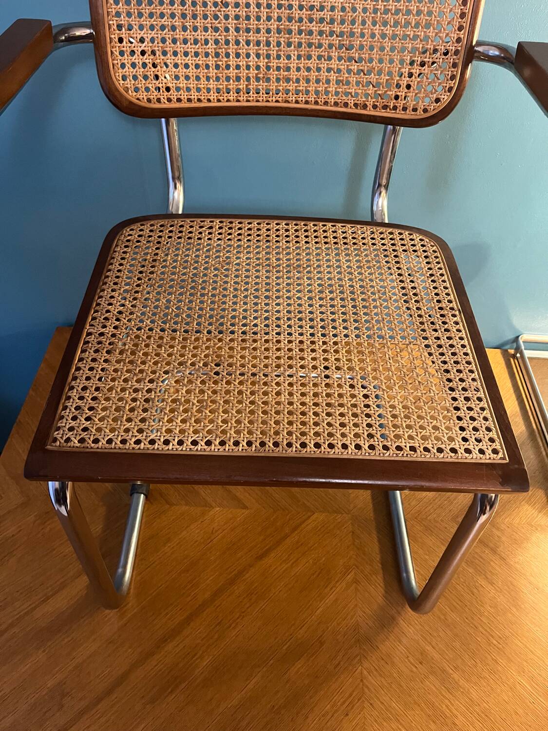 Fauteuil chaise  B 64 Marcel Breuer Cesca