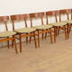 6 x dining chairs | Farstrup | Model 210 | Reupholstered | Green