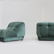 Set Mimo padova Nuvolone lounge chairs- Rino Maturi , Italy 1970s
