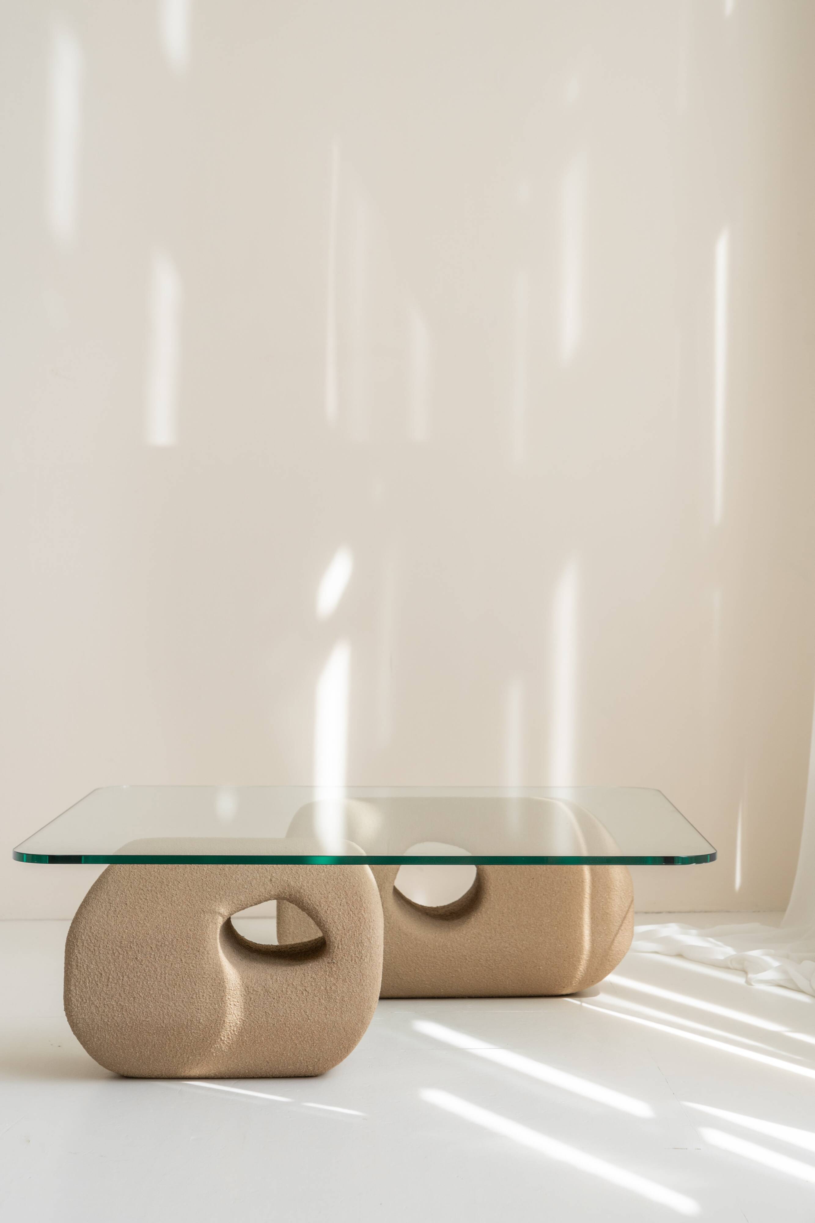 "Le Carré" coffee table from Dune ateliers