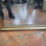 Old mirror Louis Philippe gilded mirror with mercury 124×88cms