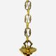 3-Light Bronze Chandelier
