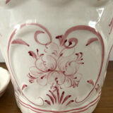 Pot cover ceramic pattern flowers