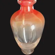 Vase en verre épais, verrerie Ingrid Glashütte (Euskirchen, Allemagne)
