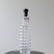 Rare Midcentury Modern crystal bubble table lamp by Orrefors Carl Fagerlund.