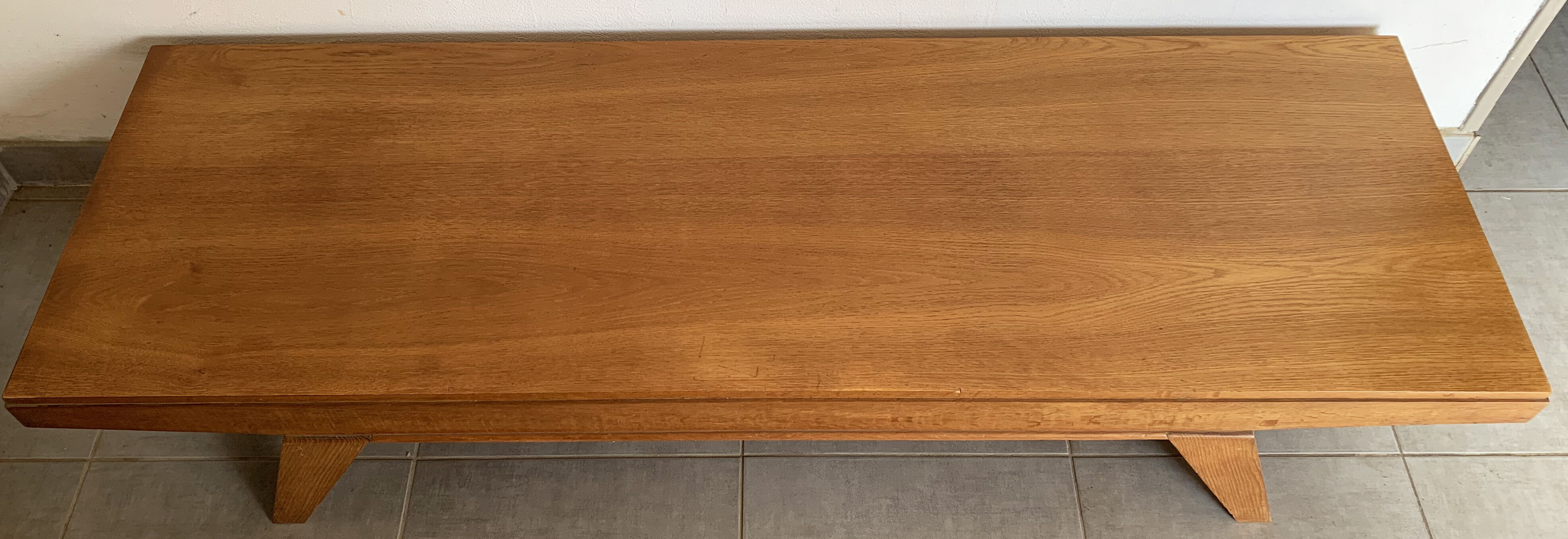 Vintage coffee table from the 60s in oak