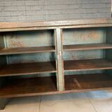 Old steel workshop cabinet