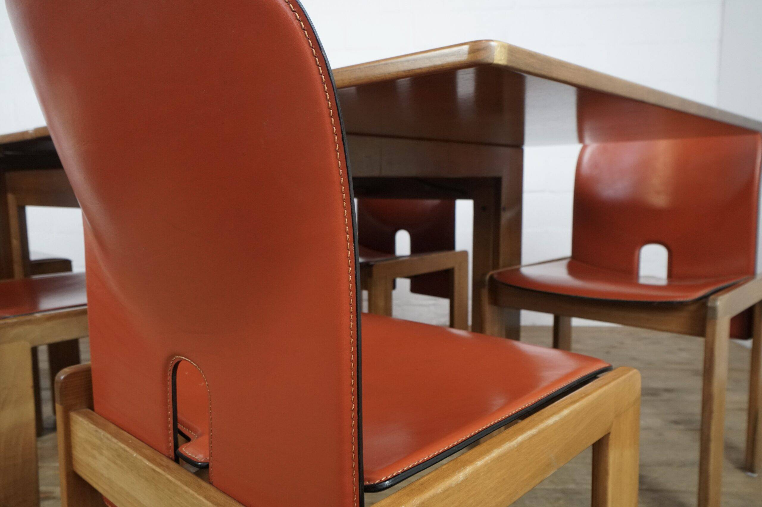 Ensemble de salle à manger complet par Afra & Tobia Scarpa pour Cassina