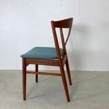Danish midcentury teak dining chair by Bramin