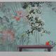 Michel henry: the flowers in the wind, signed original lithograph.