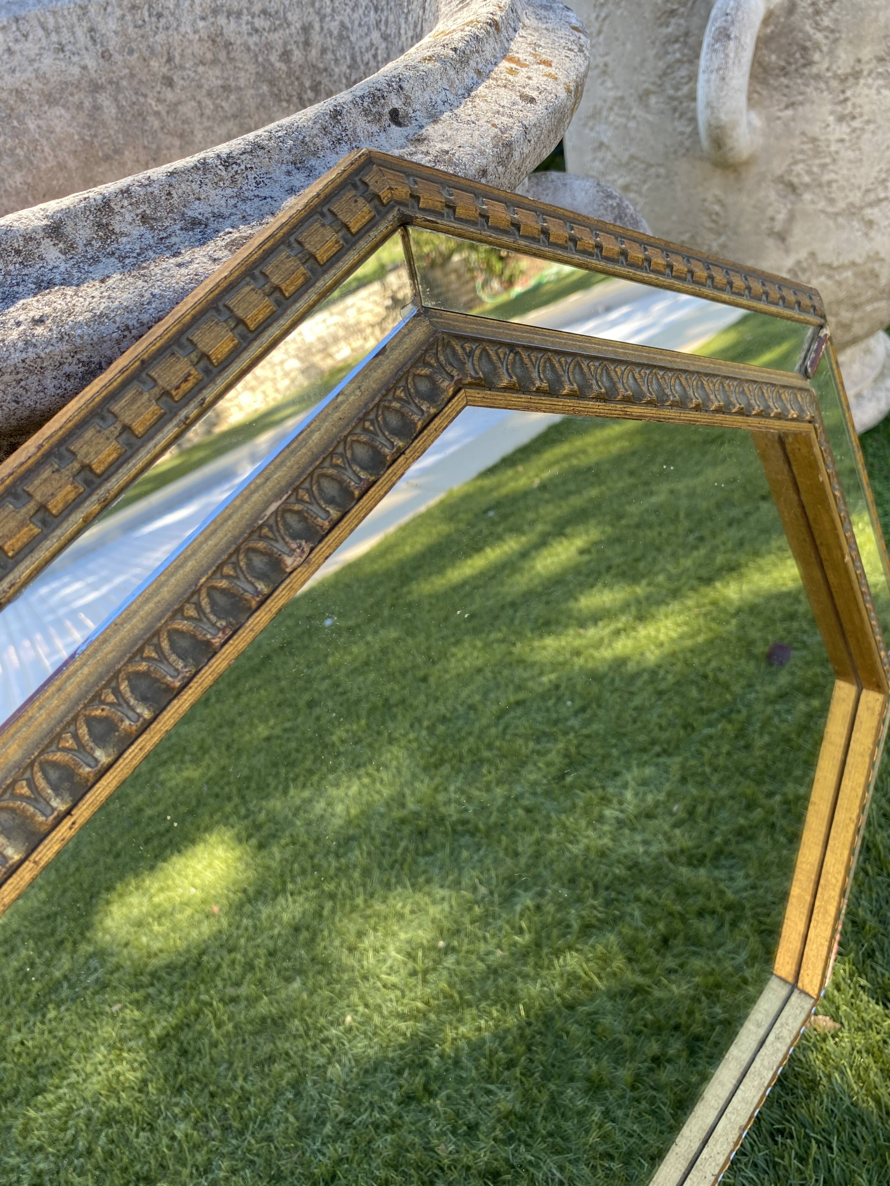 Mirror with glazing beads, 1940s