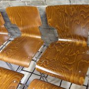 6 vintage Scandinavian chairs from the 1970s.