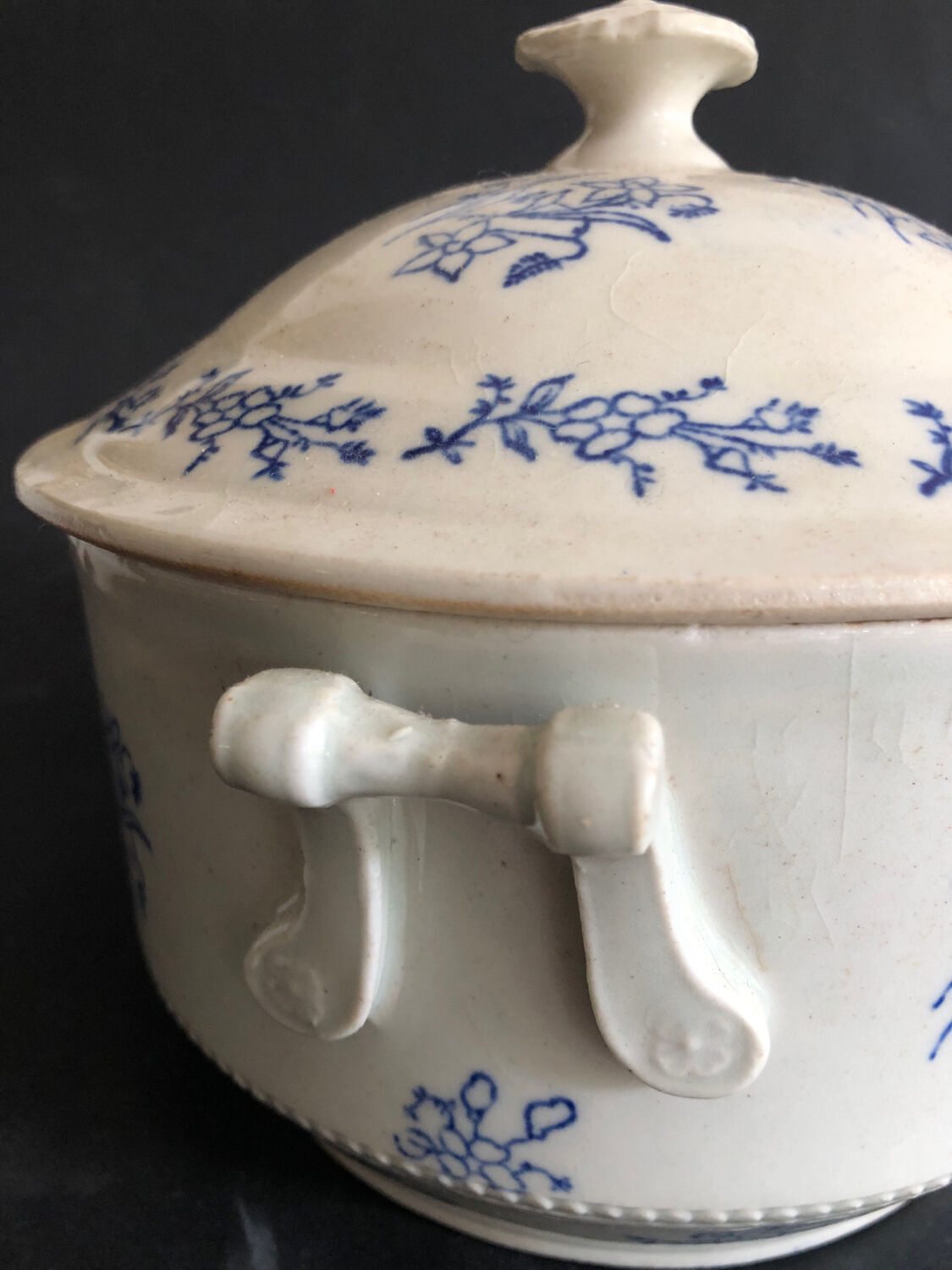 Vintage sandstone soup tureen from Saint Uze