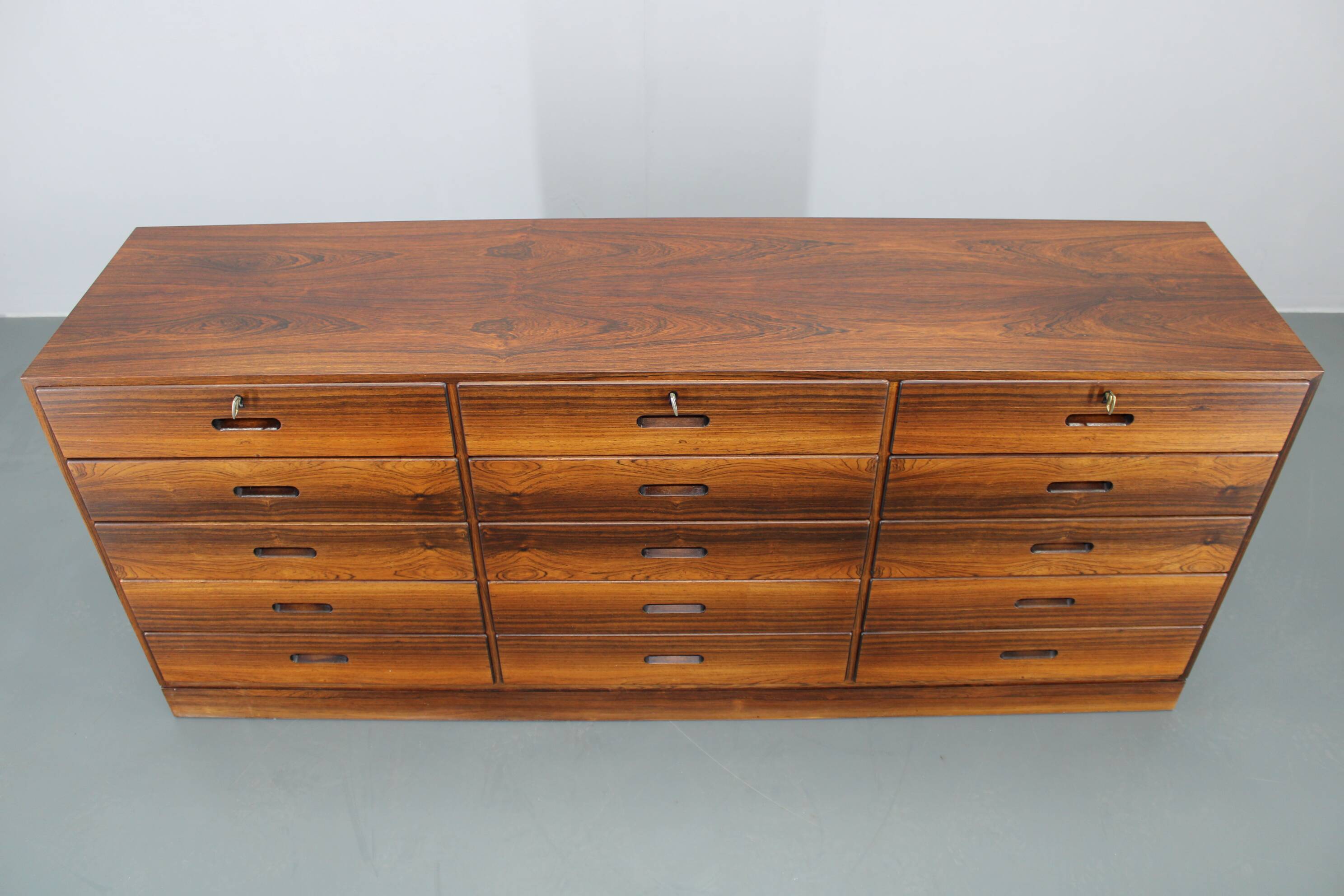 1960s Rare Kai Winding Chest of Drawers or Sideboard, Restored
