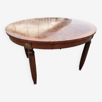 Louis xvi style mahogany table