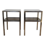 Chrome side tables/occasional tables